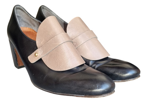 Chie mihara black leather - black,