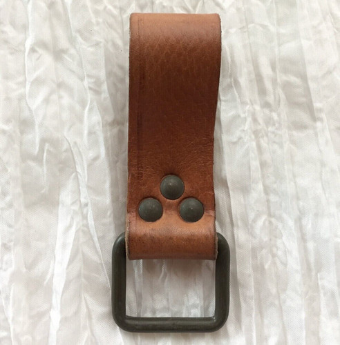 Vintage leather belt - leather,