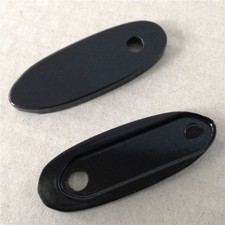 6mm Hole Mirror Block Off Base Plates Billet Black For Suzuki Hayabusa GSX1300R