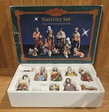 Vintage Nativity Set 11 Piece