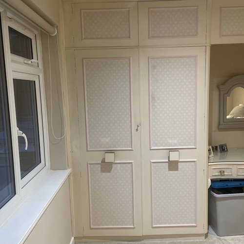 Solid wood wardrobe cupboard - wood,