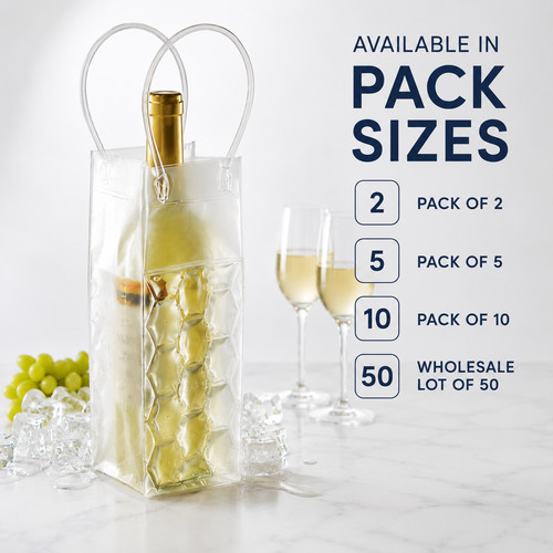 Reusable freezable wine bottle - freezable,