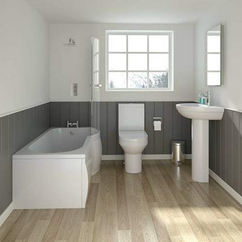 Bathroom suite 1675mm p - rh,