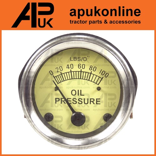 Oil pressure gauge for - pressure, massey