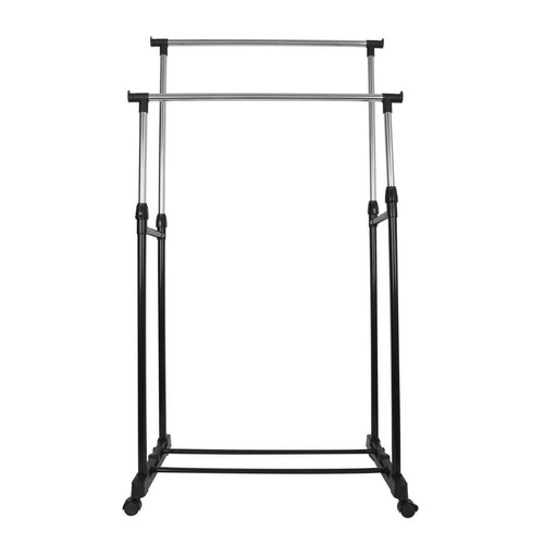Double clothes rail - double, storage