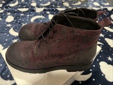 Rundholz Rubin Suede Leather Ankle Boots Size 7/40 Lace-Up Worn Once Excellent