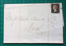 28th May 1840 Penny Black KH