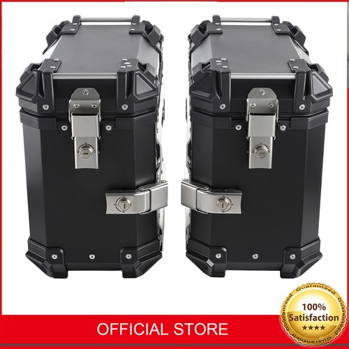 Motorcycle pannier box - motorcycle, 38l+38l