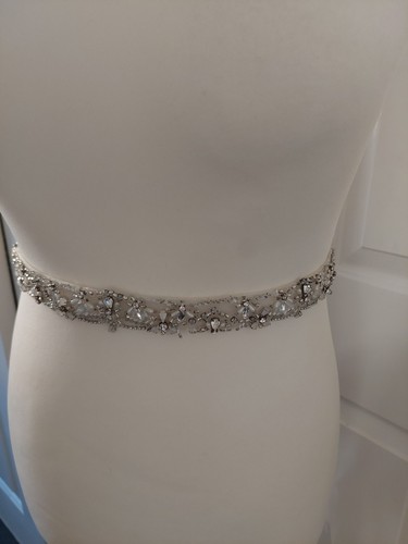 Rhinestone wedding dress belt - wedding,