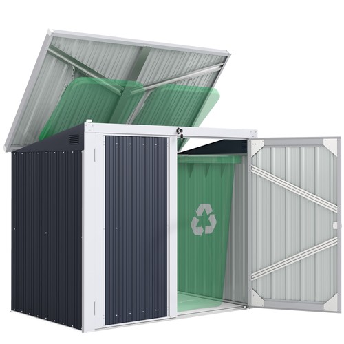 Outsunny bin corrugated - 2-bin,