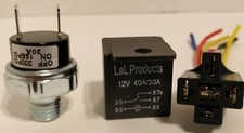 Air Compressor Tank Pressure Switch 165 Psi On 200 Psi Off W/ 40 AMP Relay 1/4 