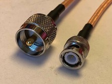 RG400 UHF Male PL259 to BNC