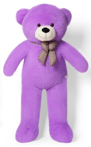 Big xxl purple teddy bear - xxl,