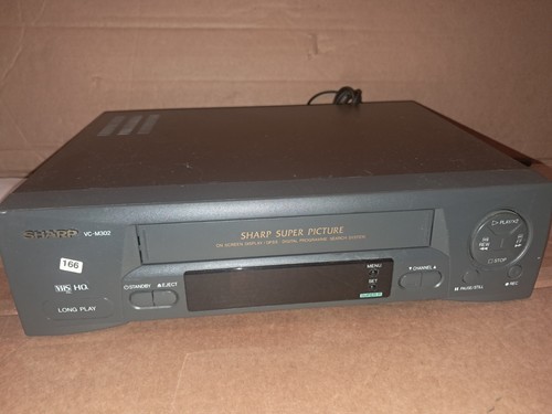 Sharp m302 vhs - vcr, video
