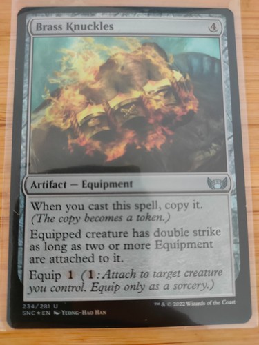Mtg brass knuckles 234 - mtg,