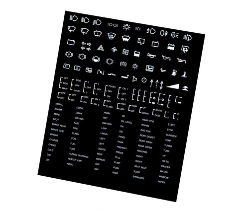 Custom dash board sticker - dash,