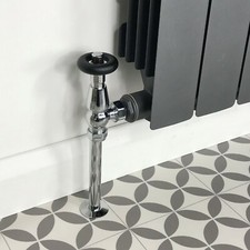 Traditional Radiator Valves Angled Thermostatic TRV - Jordan | Hot Flow