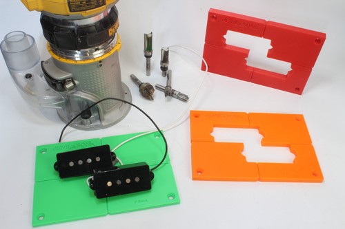 Bass pickup routing template - pickup,