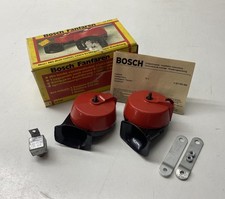 2x Original Bosch Car Horn Horn Fanfare Installation Kit 0321053900 for Vintage Cars