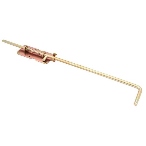 Spring loaded gate - spring, bolt
