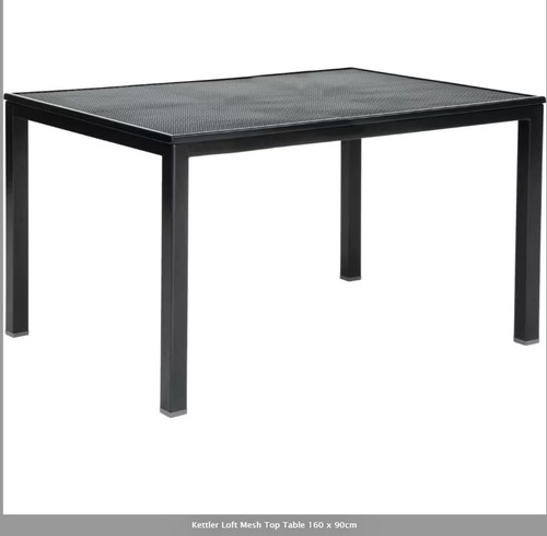 Kettler loft mesh top - mesh, table