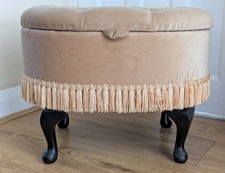 Vintage Footstool Storage