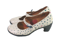 CAMPER TWINS PUMPS LADIES' SHOES SHOES CHAUSSURES DOTS 38 LIKE NEW #17-8#