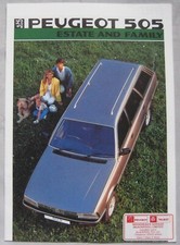 1986 Peugeot 505 estate and