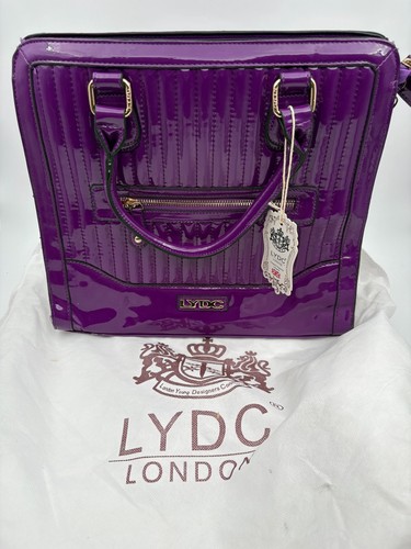 Lydc london purple patent - london, tote