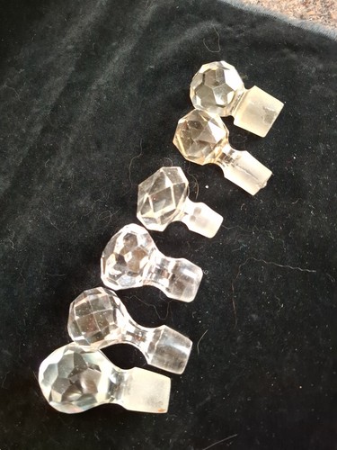 Old medium cut glass - old,