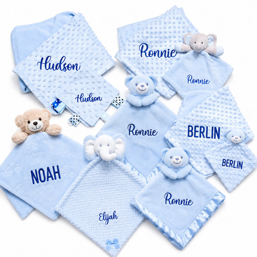 Personalised baby blanket with - personalised,