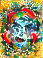 Original abstract mixed media