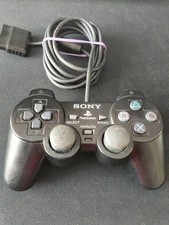 PlayStation 2 Dual Shock Controller Official Genuine PS2 Black Untested