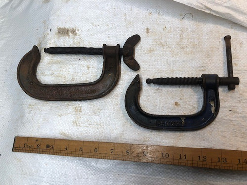 Vintage record clamps - record, g