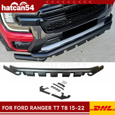 CITY STYLE NUDGE BULL TWIN BAR BLACK BUMPER SPOILER FOR FORD RANGER T7 T8 15-22