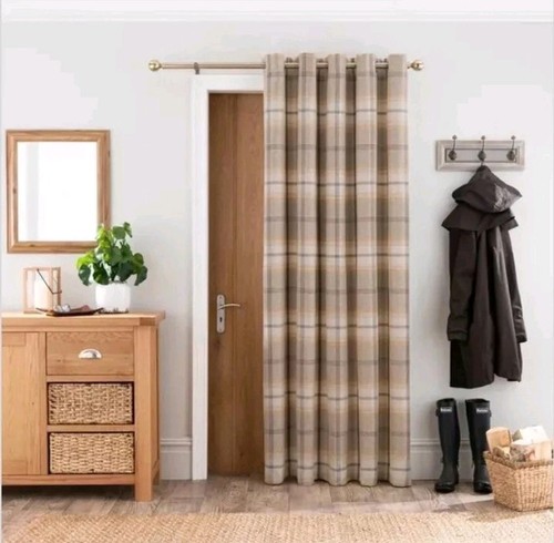 Highland check ochre single - highland,