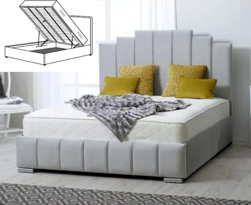 Handcrafted emperor bed with - handcrafted,