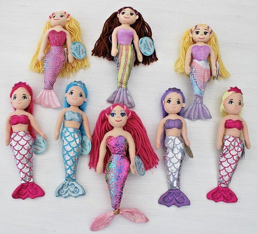 Mermaid plush soft doll - soft,