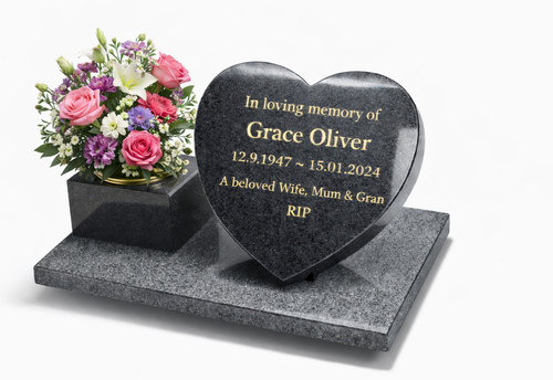 Memorial grave marker - grave,