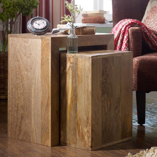 Solid mango wood - solid, light