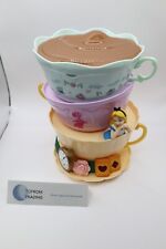 Tokyo Disney Resort Limited Alice in Wonderland Popcorn Bucket w/strap Tea Cup