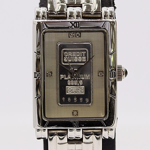 Elgin ingot watch - watch, platinum