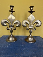 Vintage large pair solid brass - vintage,