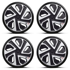 Wheel Trims 15" Black Silver