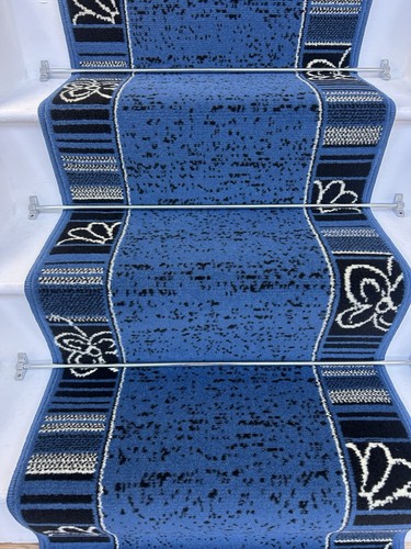 Stairs runner blue hard - runner,
