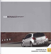 Renault Sport Clio 02/2010 France Brochure Catalogue 