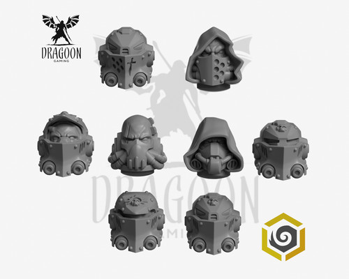 Space knight terminator heads - knight,