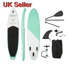 10ft Inflatable Stand Up Paddle Board SUP Surfboard Non-Slip Deck Water Sport