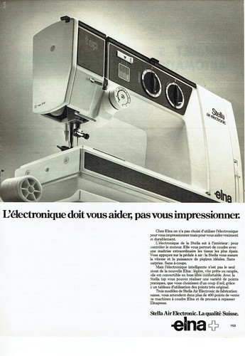 Advertising 108 1981 - elna, air