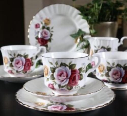 Royal stafford bone china pink - royal,